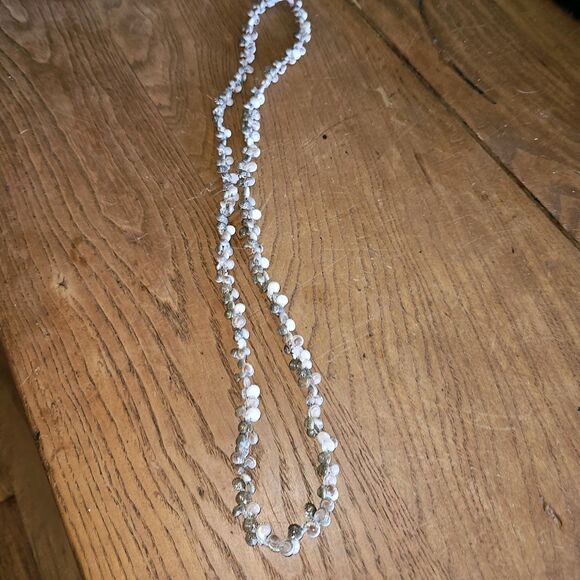 Vintage Sea Shell Rope Necklace – 36–38” Coastal Boho Description: Bring beachy - Picture 1 of 4